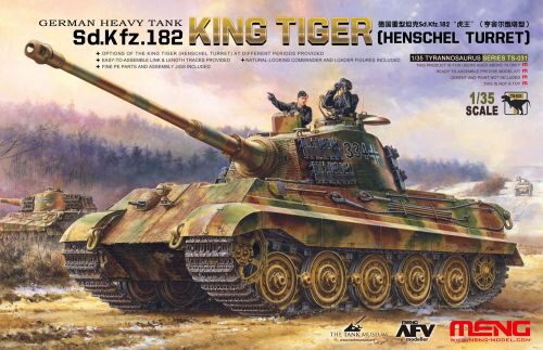 MENG-Model TS-031 German Heavy Tank Sd.Kfz.182 King Tiger (Henschel Turret)